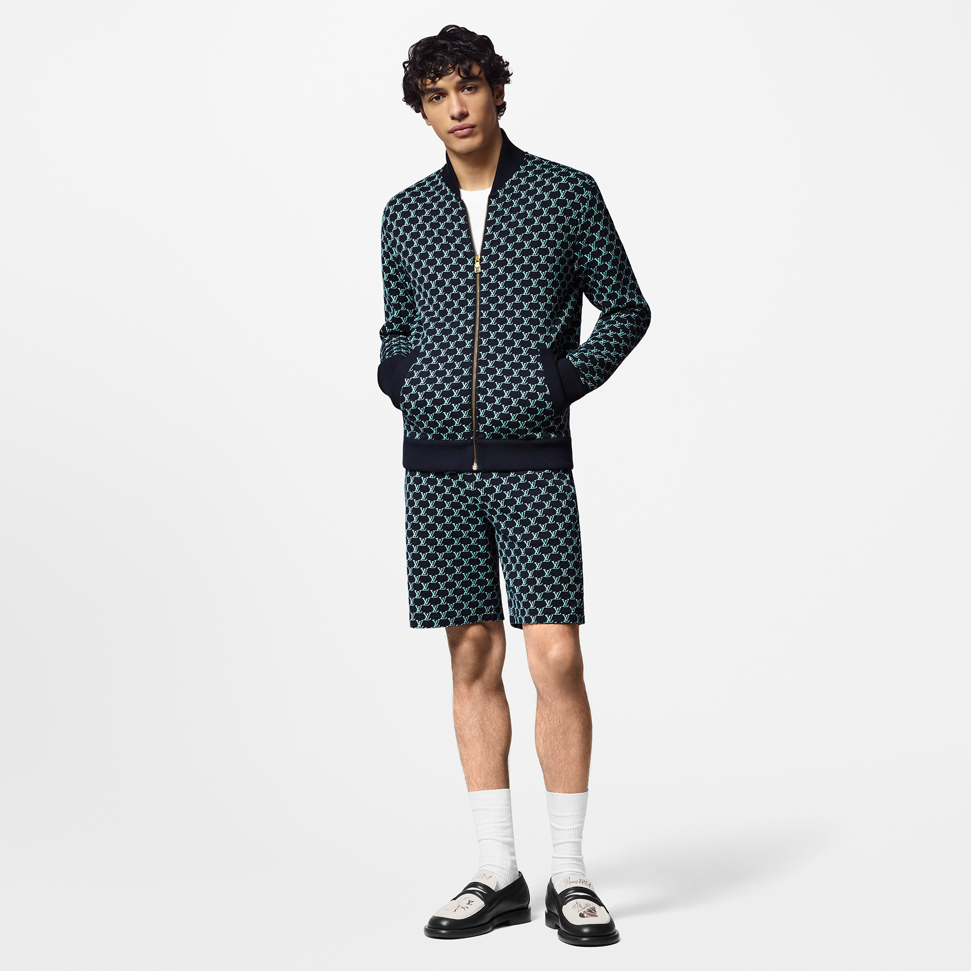 Double Face Cotton Jersey Bomber  in Men's Ready-to-Wear All Ready-to-Wear collections by Louis Vuitton (Product zoom)